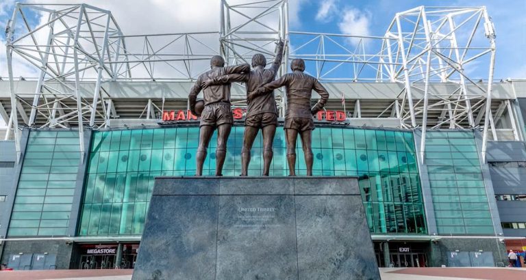 Old Trafford Stadium. Part of UA92 Main Campus